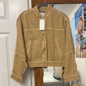 Mango Tan Casual Jacket